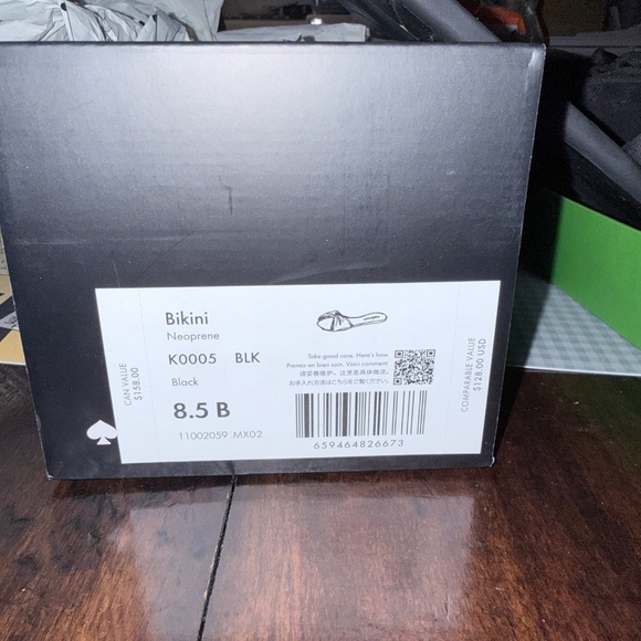 Kate Spade Bikini Bow Sandals - Size 8.5 - New with Box! - Picture 9 of 9